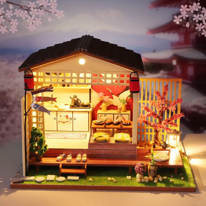 Sakura Kitchen DIY Dollhouse Kit - Mycutebee