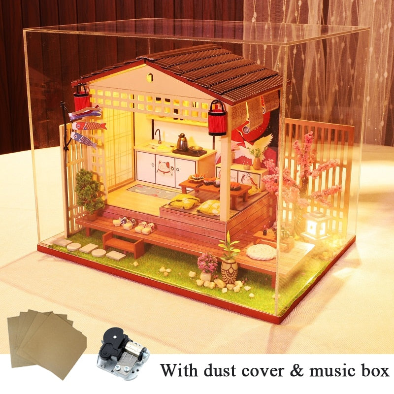 Sakura Kitchen DIY Dollhouse Kit - Mycutebee