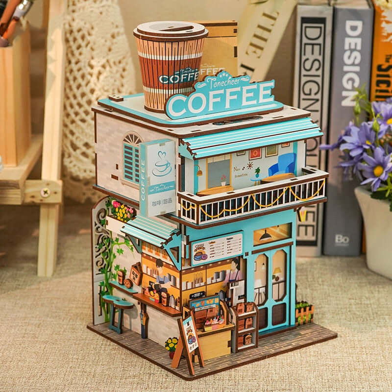 Cape Coffee Shop DIY Wooden Storage Box