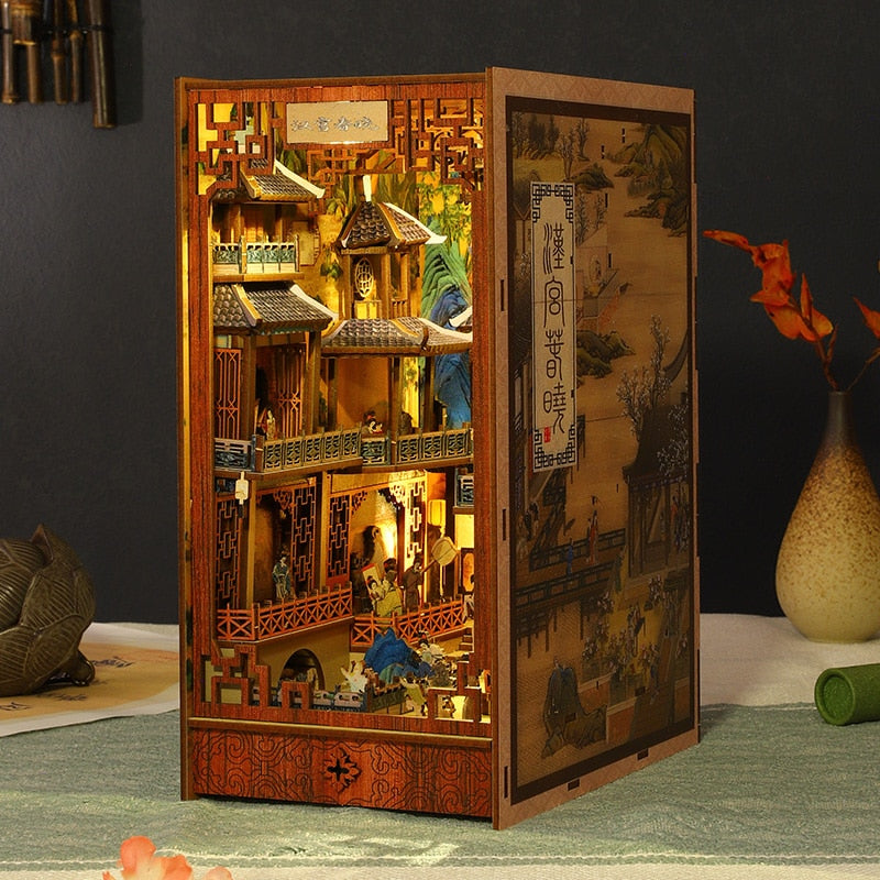 Chinese Ancient Town DIY Book Nook Kit