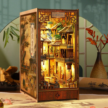 Chinese Ancient Town DIY Book Nook Kit