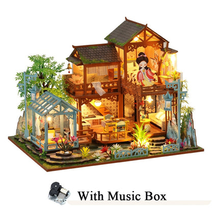 Chinese Ancient Garden Room K002 DIY Dollhouse - Mycutebee