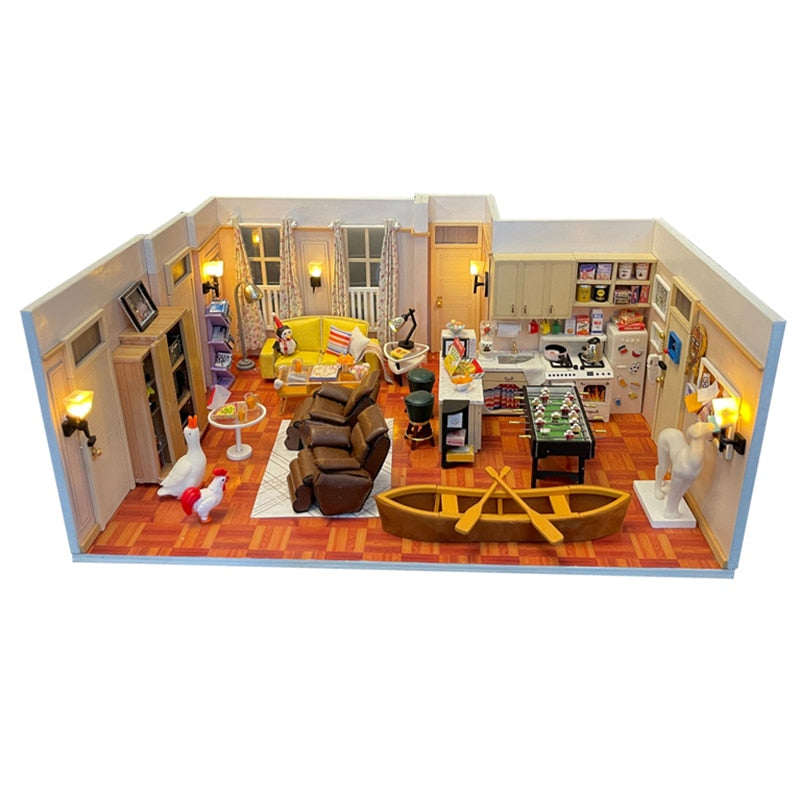 Central Perk Cafe DIY Dollhouse Kit - Mycutebee