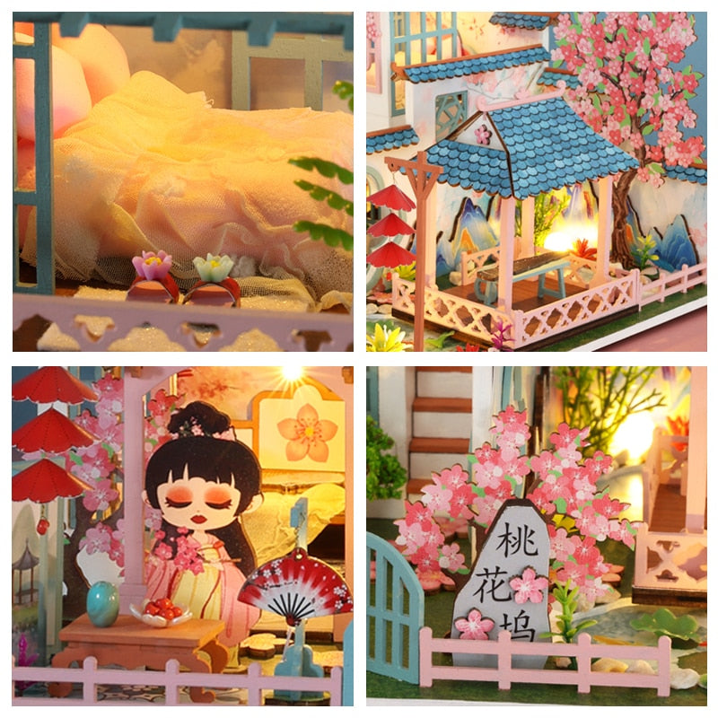 Peach Blossom K001 Casa Dollhouse - Mycutebee