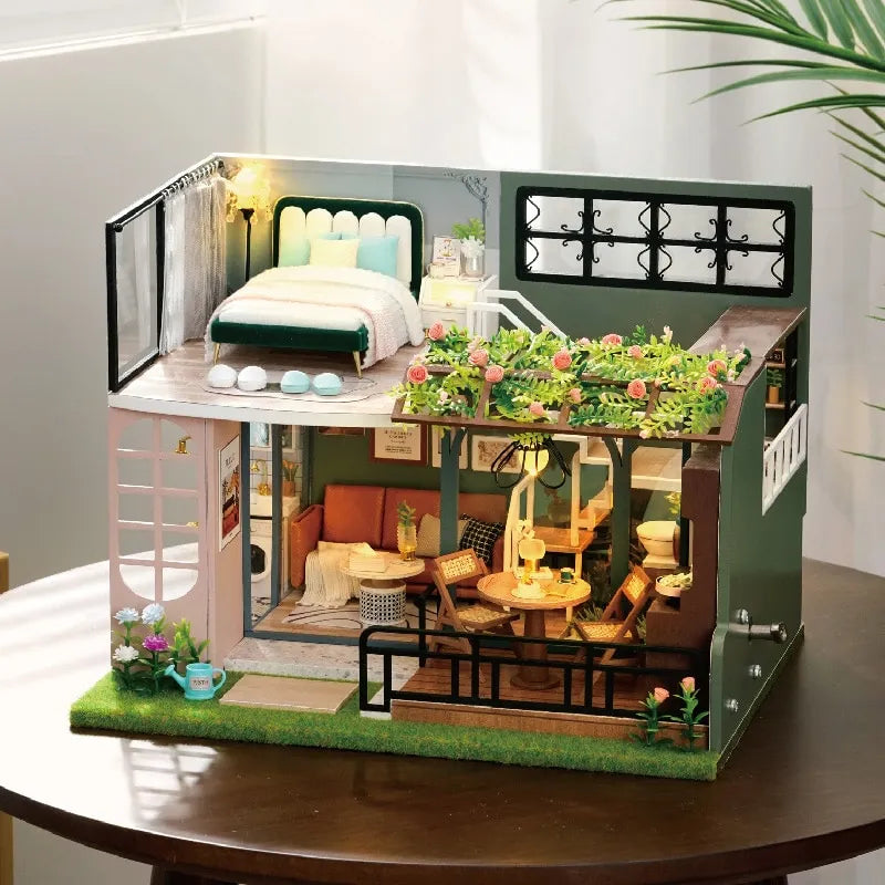 Half of The Garden DIY Dollhouse Kit