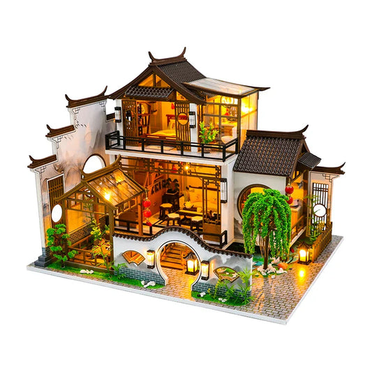 Japanese Ancient Casa DIY Dollhouse Kit