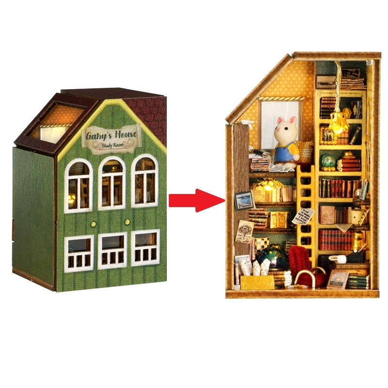 Building Block Town DIY Dollhouse Kit