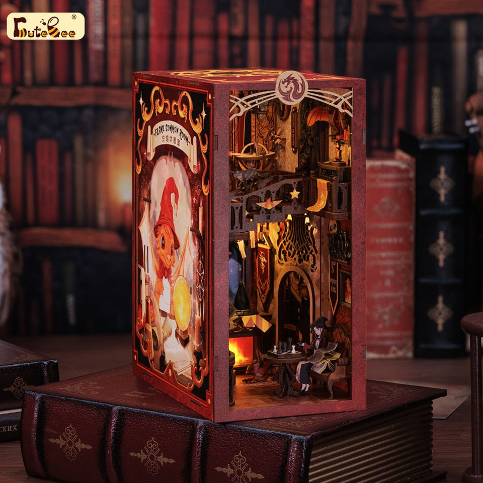 Cutebee Flame Common Room DIY Book Nook Kit