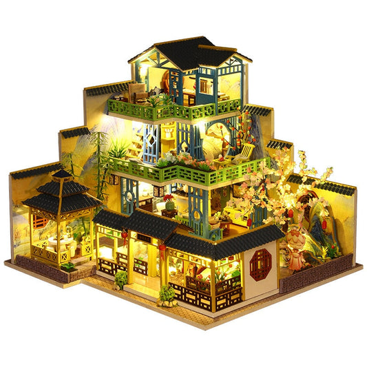 Japanese Garden DIY Dollhouse Kit