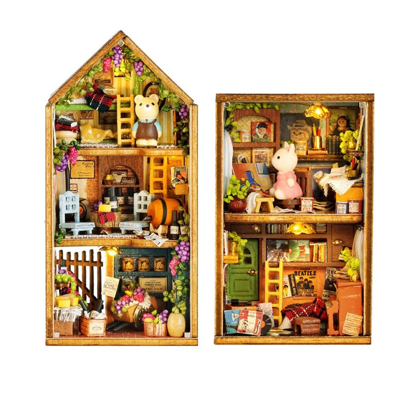 Building Block Town DIY Dollhouse Kit