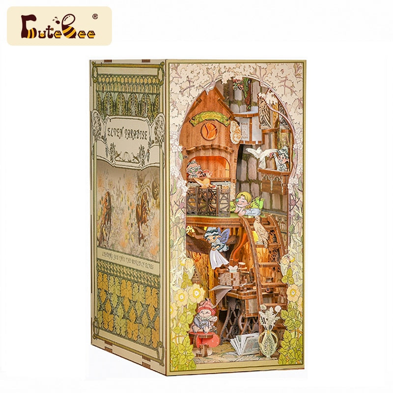 Cutebee Elven Paradise DIY Book Nook Kit