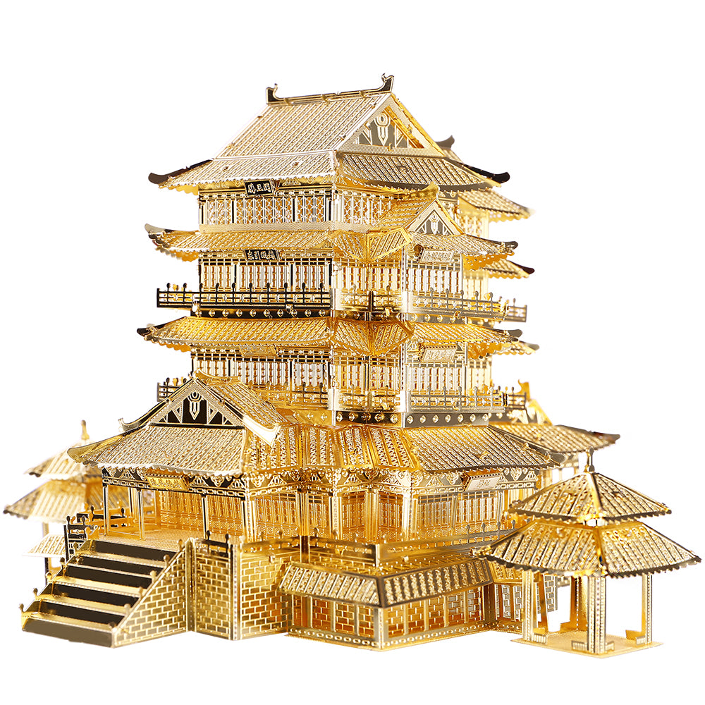 MMZ Model Piececool 3D Metal Puzzle: TengWang Pavilion