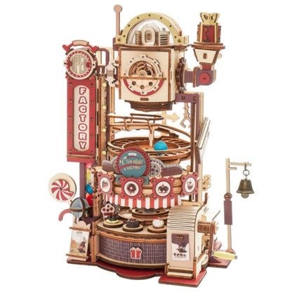 ROKR Chocolate Factory Marble Run 3D Wooden Puzzle