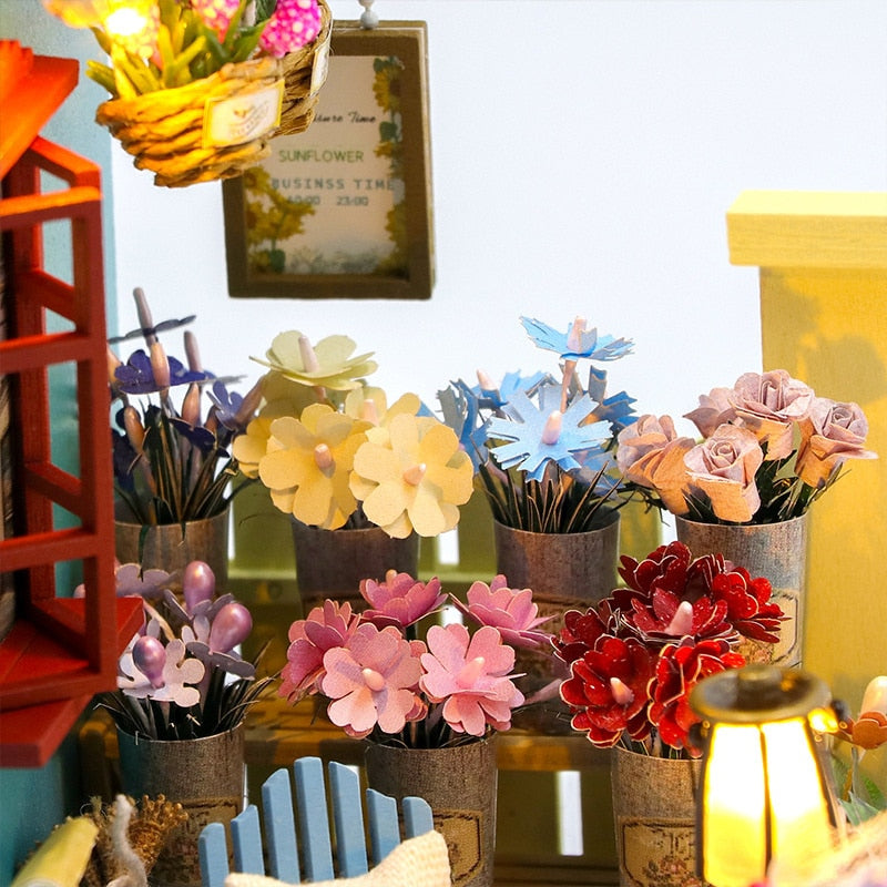 Mini Flowe Cafe DIY Miniature Kit - Mycutebee