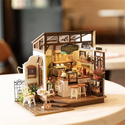 Rolife DG162 NO.17 Cafe DIY Mini Dollhouse - Mycutebee