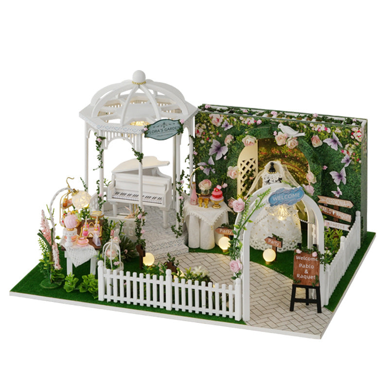 Country Wedding DIY Miniature Dollhouse Kit