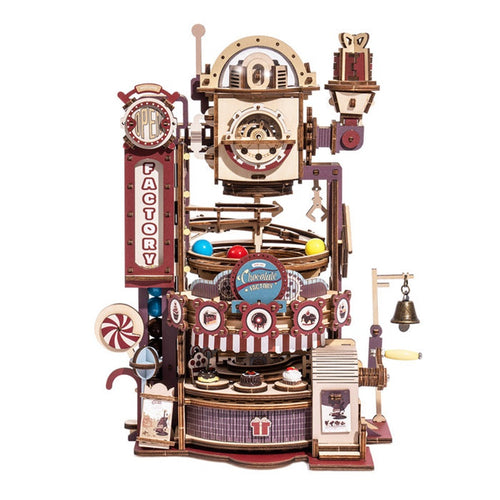 ROKR Chocolate Factory Marble Run 3D Wooden Puzzle