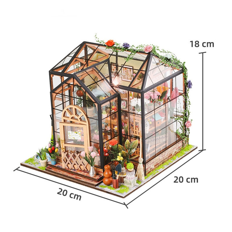 Jenny Greenhouse DIY Dollhouse Kit