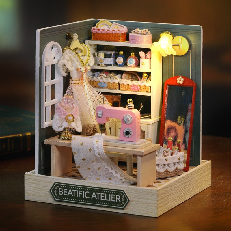 Beatific Atelier QT047 DIY Wooden Mini Doll House - Mycutebee