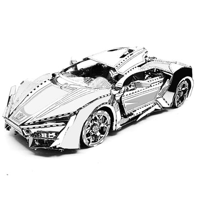 Hypersport Racing Car 3D Metal Model Kit