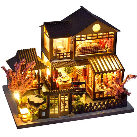 Japanese Garden House DIY Dollhouse Kit