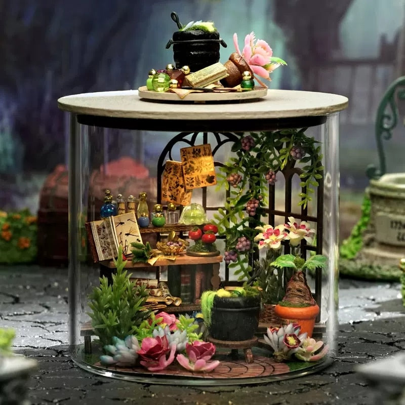 DIY Mini Casa Wooden Magic Garden Dollhouse - Mycutebee