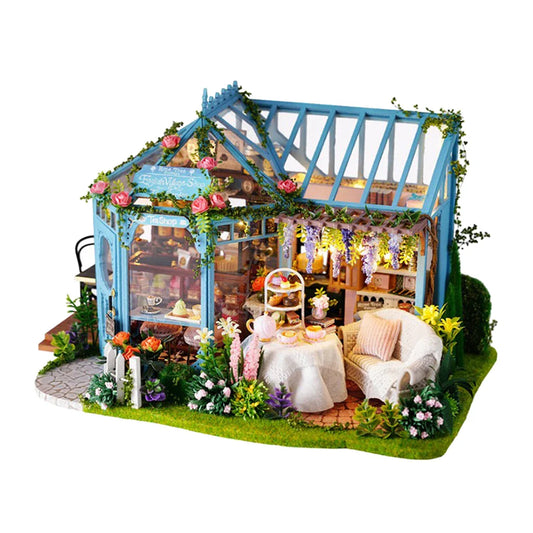 Cutebee Rose Garden Tea House DIY Dollhouse Instruction PDF