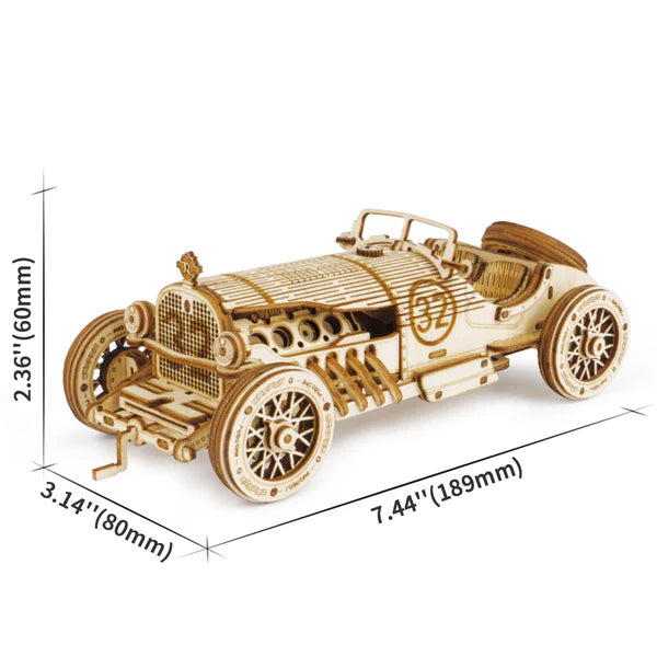 Grand Prix Car DIY Scale 3D Model Vehicle