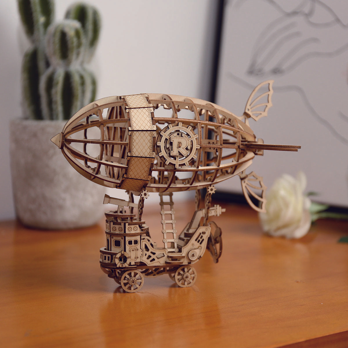 Robotime Rolife Airship 3D Wooden Puzzle