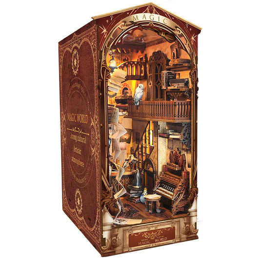 The Magic World Wooden DIY Book Nook Kit