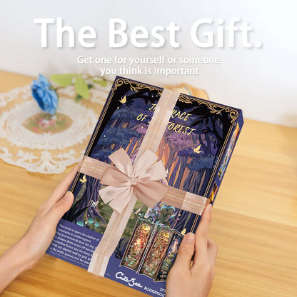 CUTEBEE The Grace of the Forest DIY Book Nook Kit