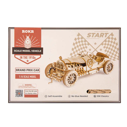 Grand Prix Car DIY Scale 3D Model Vehicle