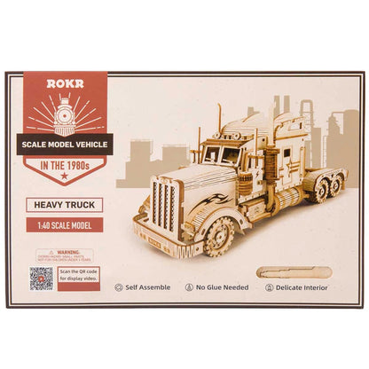 Robotime Heavy Truck DIY Scale Model