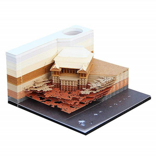 Kyoto Kiyomizu Temple Omoshiroi 3D Notepad