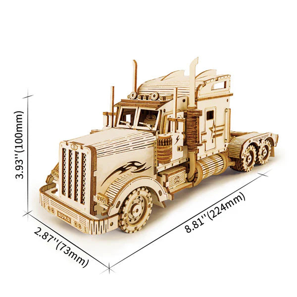 Robotime Heavy Truck DIY Scale Model