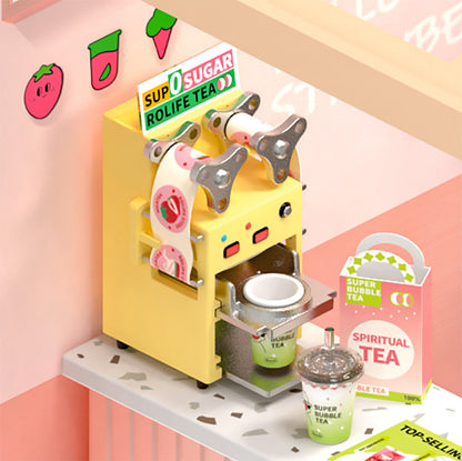 ROBOTIME ROLIFE BUBBLE TEA HOUSE DIY Dollhouse Kit