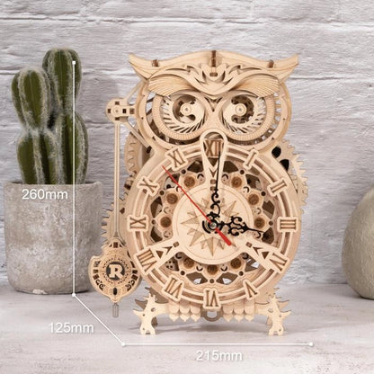 Robotime ROKR DIY Mechanical Owl Clock