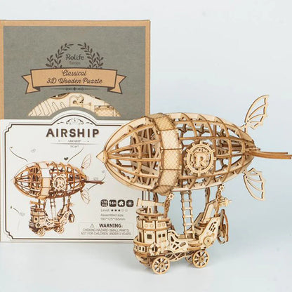 Robotime Rolife Airship 3D Wooden Puzzle