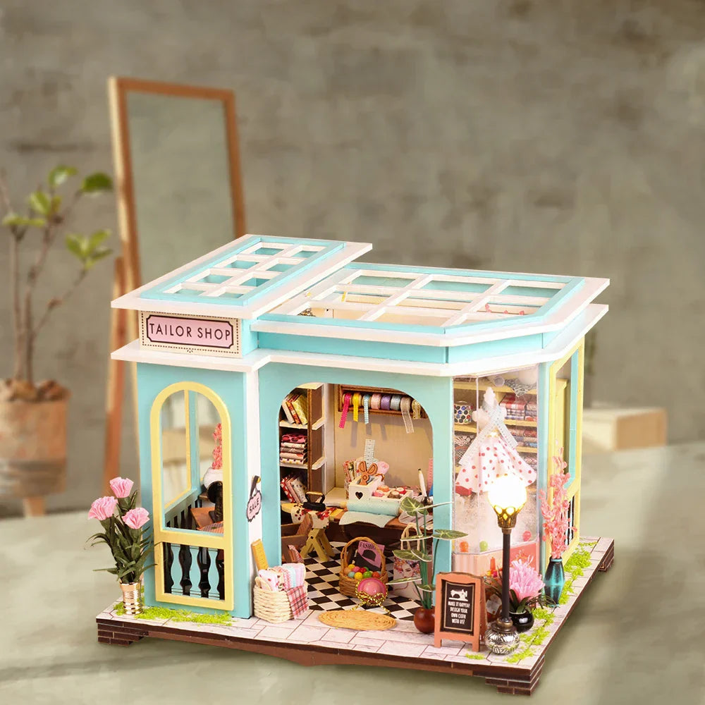 Tailor Shop DIY Dollhouse Kit - Mycutebee