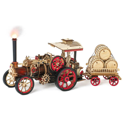 ROKR Steam Engine Mechanical 3D Wooden Puzzle