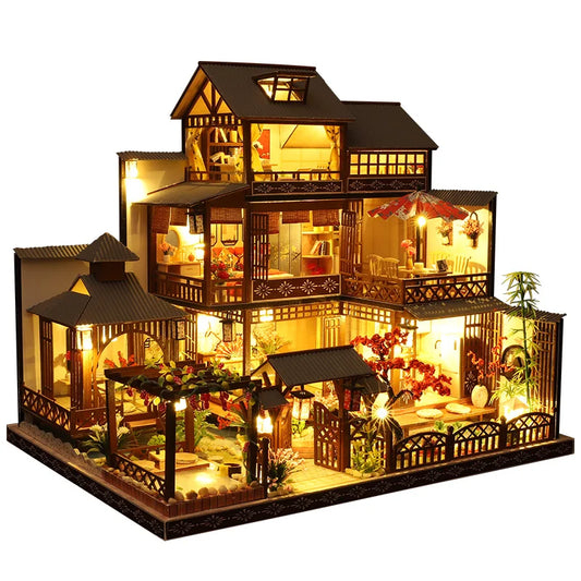 Spring Hours Japanese DIY Dollhouse Kit