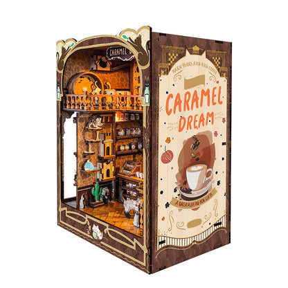 Caramel Dreams Cat Café DIY Book Nook Kit