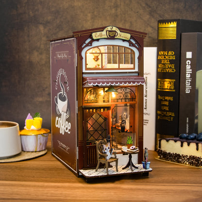 Cat Coffee House DIY Book Nook Kit