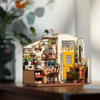 Robotime Rolife Cozy Kitchen DIY Dollhouse Kit