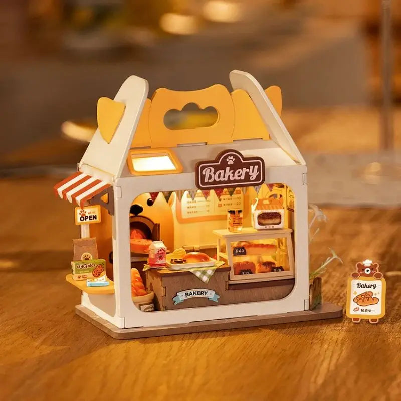 Robotime Rolife Food Box Shop DIY Miniature House - Mycutebee