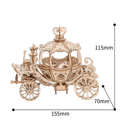 Robotime Rolife Pumpkin Cart 3D Wooden Puzzle