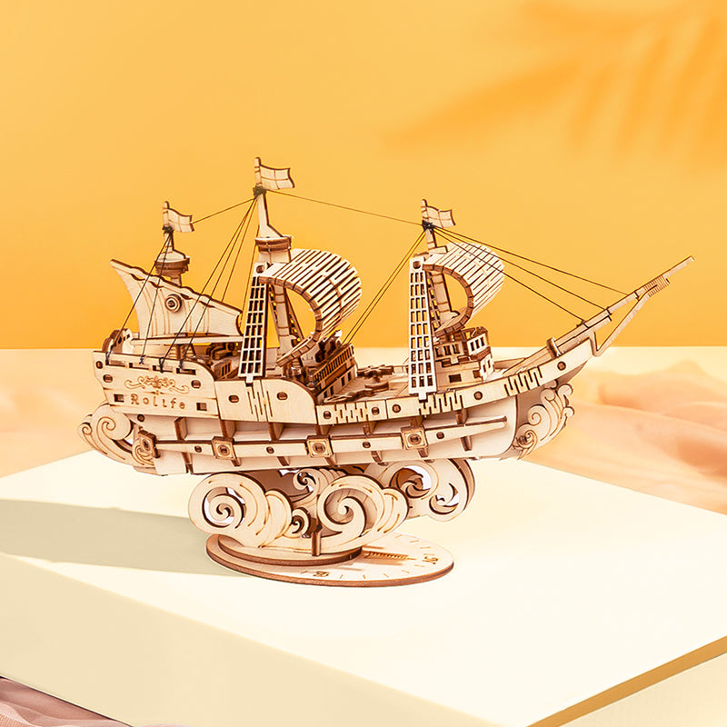 Robotime Sailing Ship 3D Wooden Puzzle