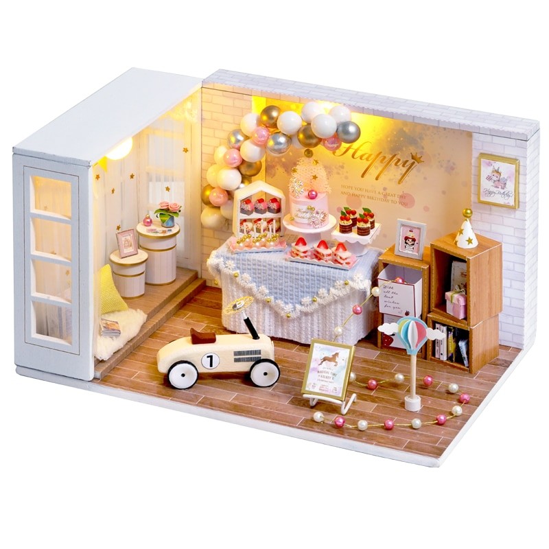 Camp Party DIY Miniature Room Kit QT10A7a56919db4014676b7e9fef81625e272Camp Party DIY Miniature Room Kit QT10A 1