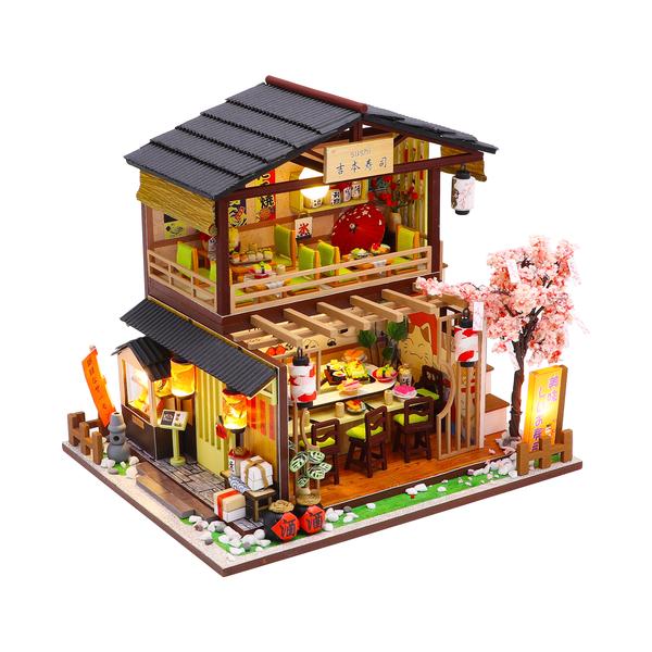 Gibbon Sushi DIY Miniature Dollhouse Kit 1