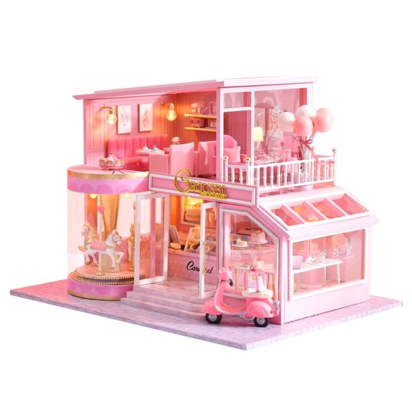 H0dcaef2c25674bde859e09757f5d76b0h 600x600Childhood Memory DIY Miniature Dollhouse Kit